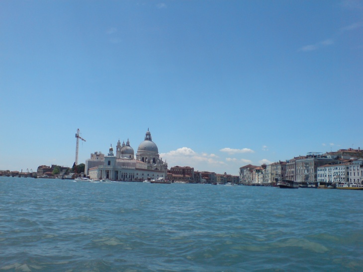 Einfahrt in den Canal Grande, zum Glück nach der Vogalonga, sonst wären uns ein paar 1000 Boote entgegengekommen :D