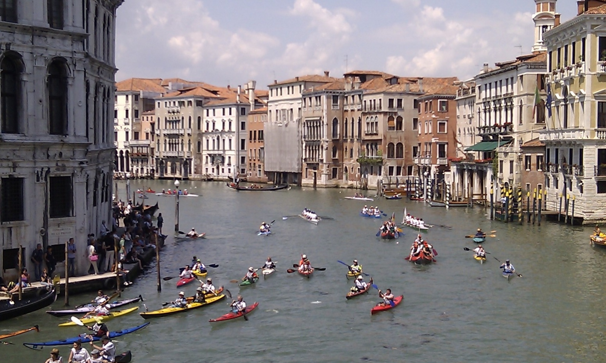 Das vogalonga.eu Team im Canal de Grande