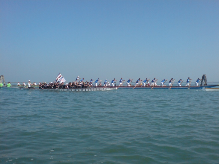 Lange Boote bei der Vogalonga