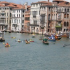 Die Boote im Canal Grande